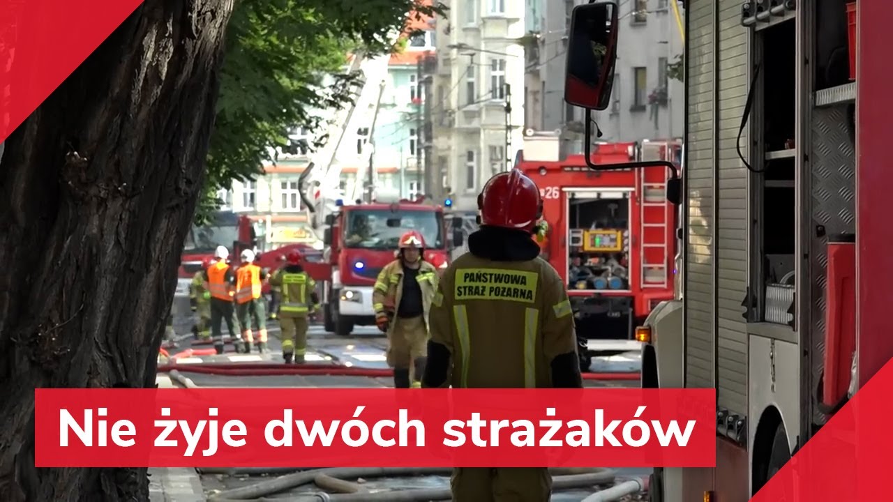Wybuch kamienicy na ul. Kraszewskiego. Nie żyje dwóch strażaków