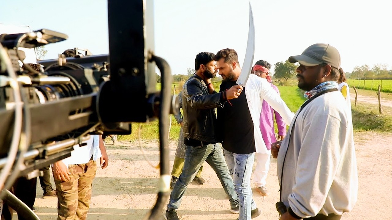 खेसारी लाल यादव कैसे कर रहे है अपने फाइट सिन की शूटिंग | Bol Radha Bol Movie का शूटिंग खेसारी लाल