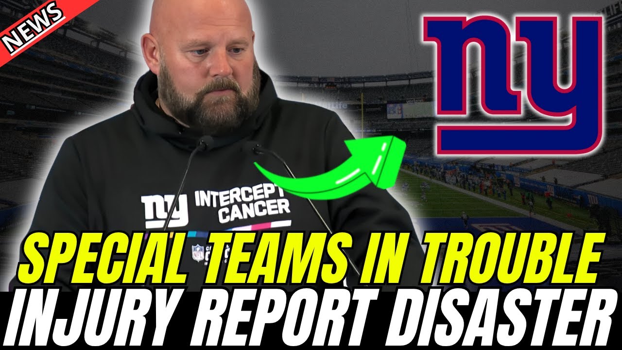 🚨😱 Giants Injury Report Brings More Bad News for Special Teams! NEW YORK GIANTS NEWS TODAY