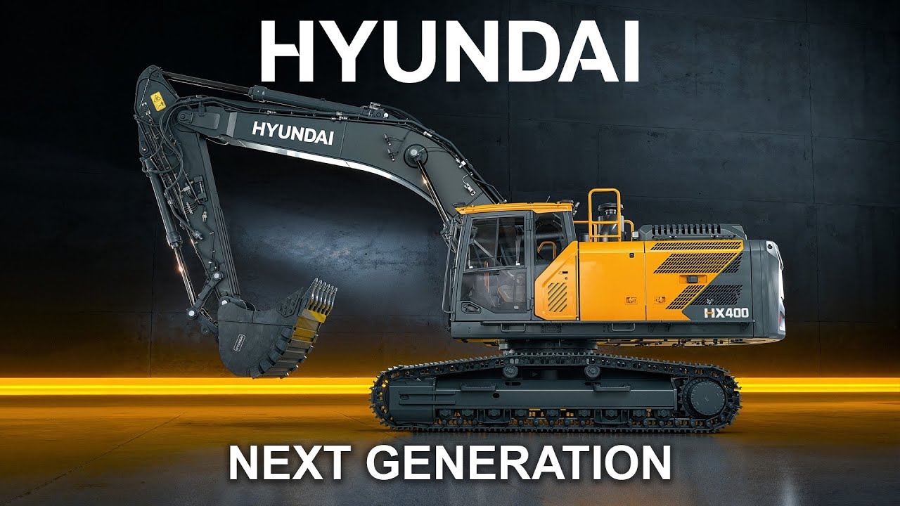 Sneak Peek of Hyundai Next Generation HX Excavators Launching in North America at @conexpoconagg