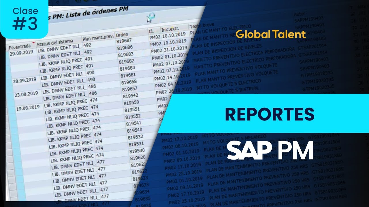 SAP PM - Reportes