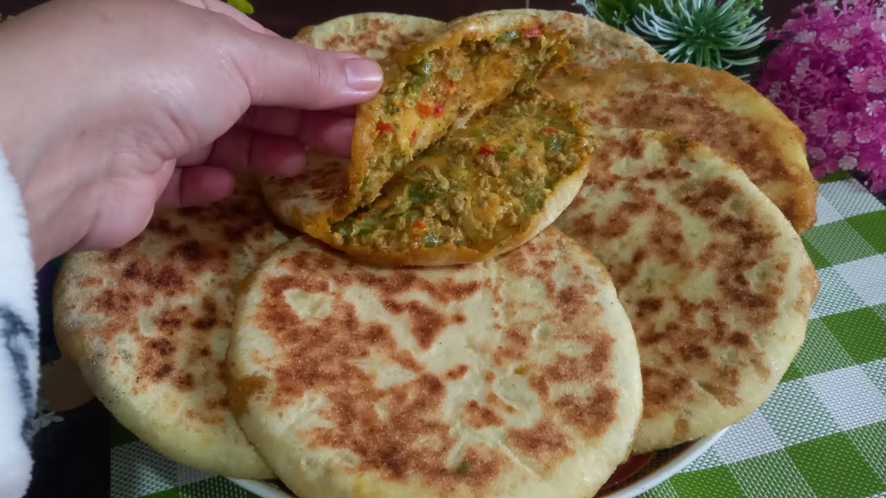 مخيمرات خفاف بحشوة ساهلة😉وصفة سريعة وناجحة مطلوع معمر 🇲🇦رمضان_كريم 