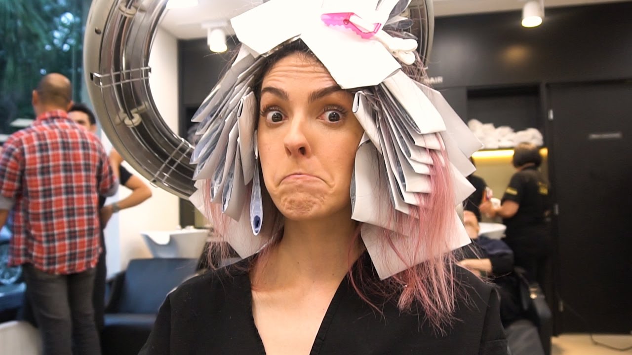 VLOGÍNEOS - MEU CABELO NEON! - Karen Bachini