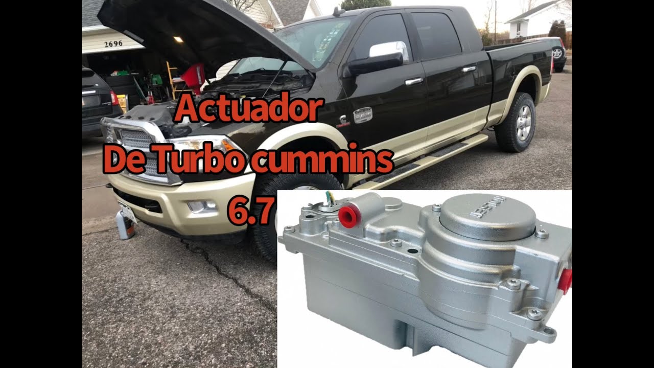 Problemas en cummins Actuador de Turbo cummins 6.7. Regaló de 5000 subscritores