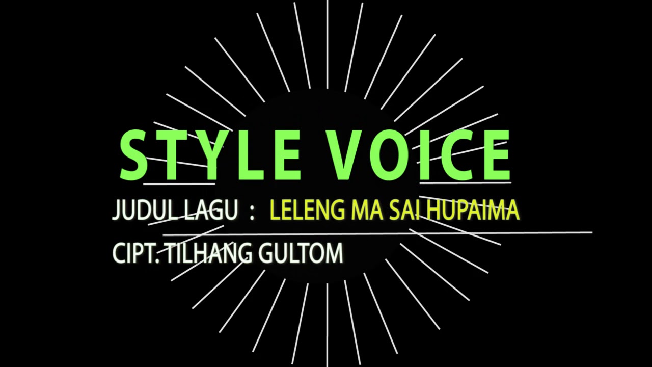 LELENG MA HUPAIMA STYLE VOICE