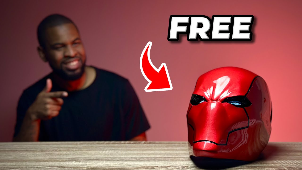 БЕСПЛАТНЫЙ 3D-печатный шлем Red Hood от Do3D!!! Серьёзно, БЕСПЛАТНО!!!
