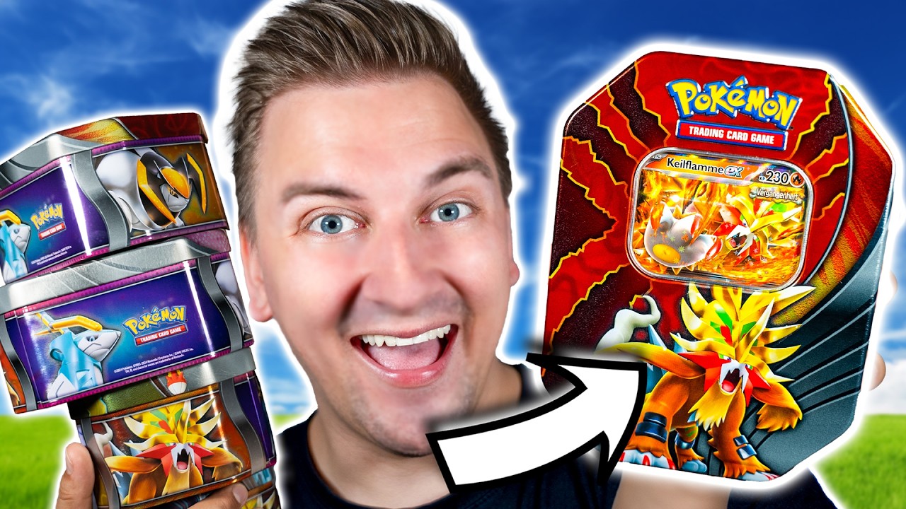 Ich öffne die NEUEN Pokémon TIN BOXEN | Pokémon Booster Opening