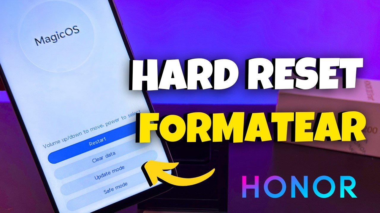 🔁 HONOR X5C / X5C Plus  HARD RESET / BORRAR TODO / RESTABLECER DE FÁBRICA ✅ Guía Completa