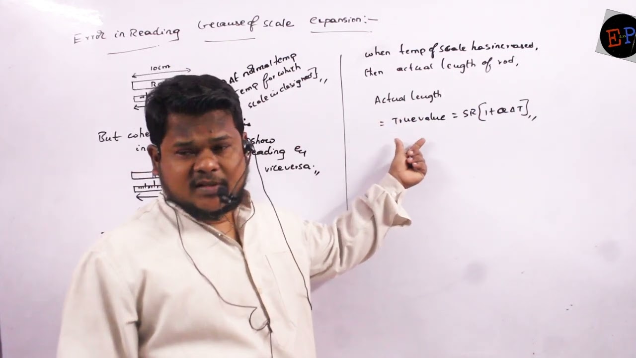 L-5//ERROR IN READING BECAUSE OF SCALE EXPANSION//THERMAL PROPERTIES//NEET SERIES.