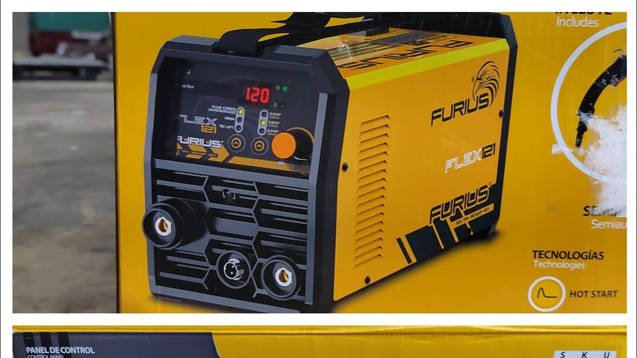 Maquina de microalambre furius flex 121