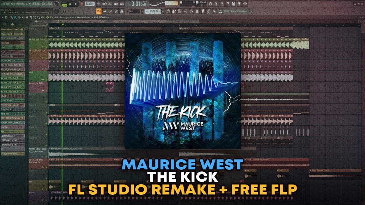 Maurice West - The Kick [FL Studio Remake + FREE FLP]