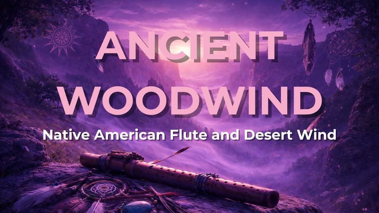 Sacred Wind 🌙 Native American Flute & Canyon Breeze for Deep Sleep 8 Hours