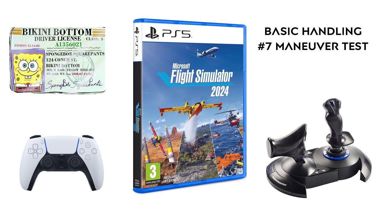 MSFS 2024 Licenses Basic Handling #7: Maneuver Test PS5 Ctrl vs HOTAS vs Gyro (Full Guide)