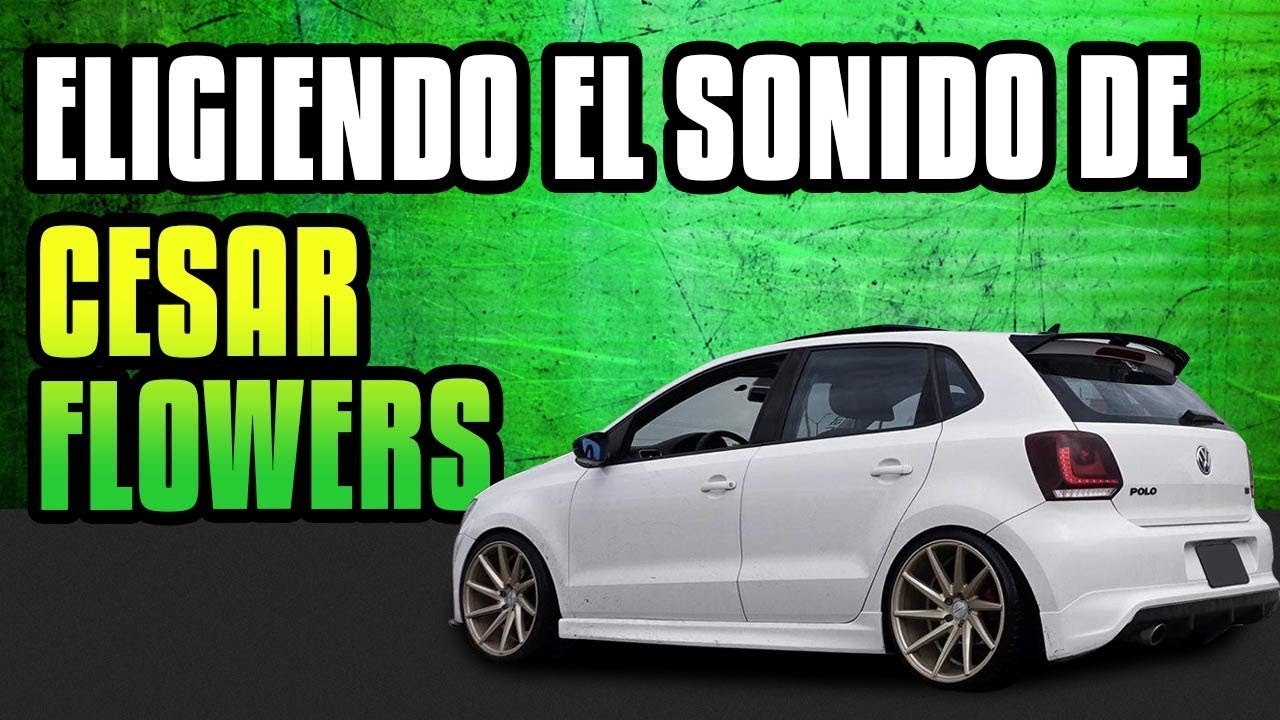 PREPARANDO EL SONIDO DE CesarFlowers PARA SU POLO