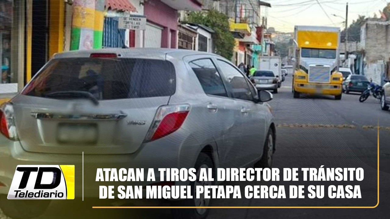 Atacan a tiros al director de Tránsito de San Miguel Petapa cerca de su casa