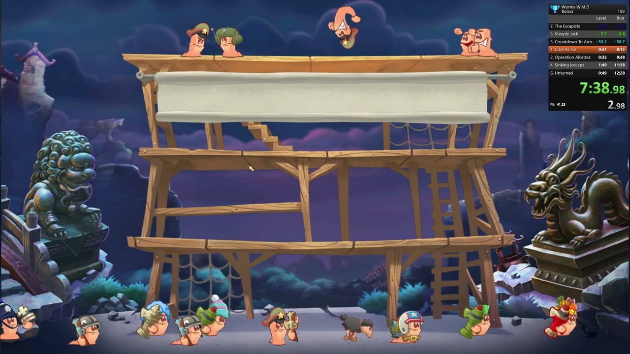 Worms W.M.D Bonus Any%: 11m 50s [WR]
