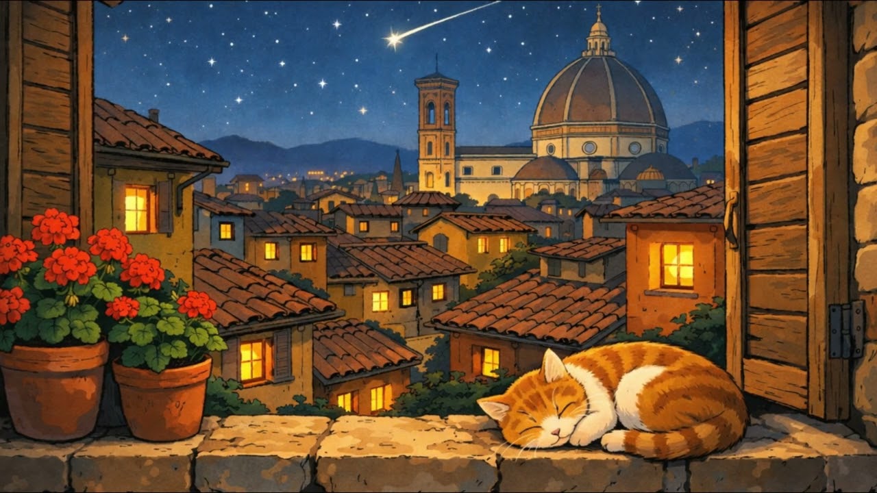 Fall Asleep in Minutes: Cozy Italian Night 🌙