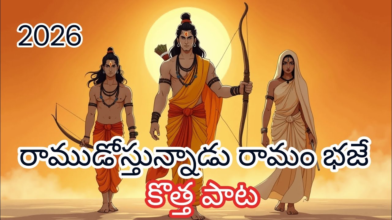 రాముడోస్తున్నాడు 🙏 | రామం భజే | అద్భుతమైన రాముల వారి భక్తి గీతం Singing by Gurazala Raja