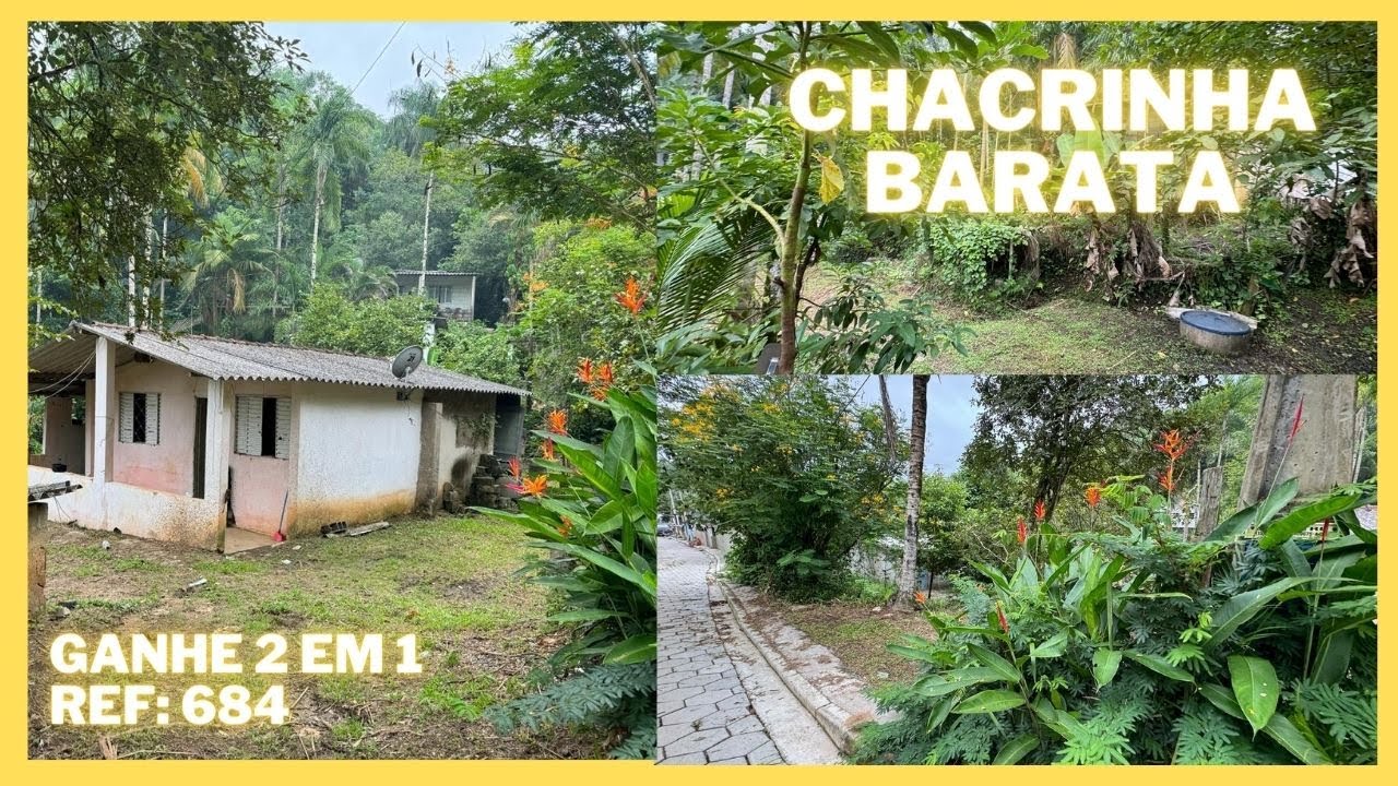 🙌VENDIDA 🙌 REF. 684, CHACRINHA BARATA EM PEDRO DE TOLEDO - SP.