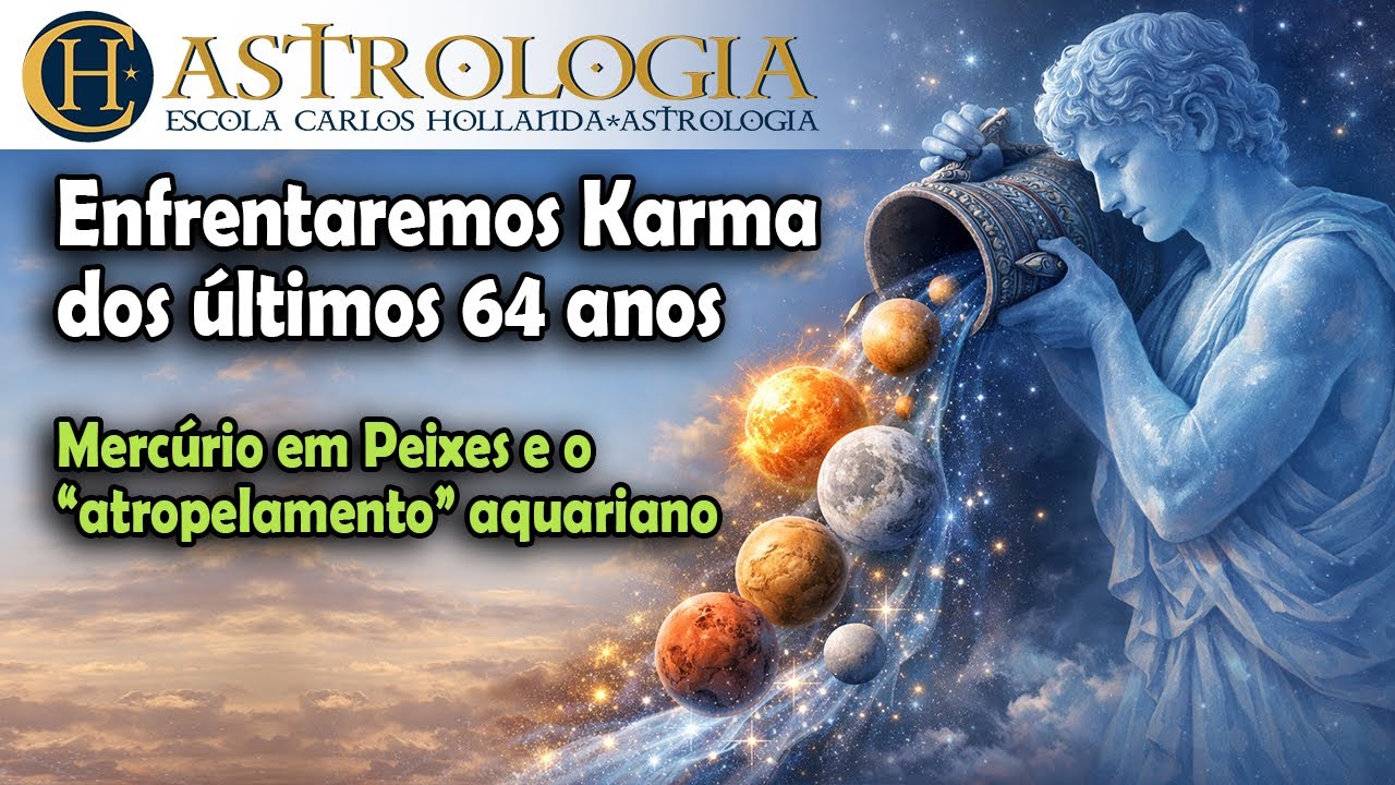 Enfrentaremos Karma dos últimos 64 anos - O atropelamento aquariano e Mercúrio em Peixes