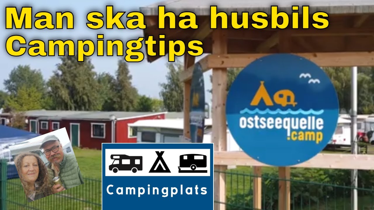 Östersjökusten & Campingplatz Ostseequelle. Man ska ha husbil reser runt i norra Tyskland.