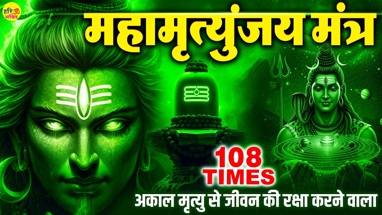 Mahamrityunjay Mantra 108 TIMES - आज महामृत्युंजय मंत्र सुनने से अकाल मृत्यु से हमारी रक्षा होती है