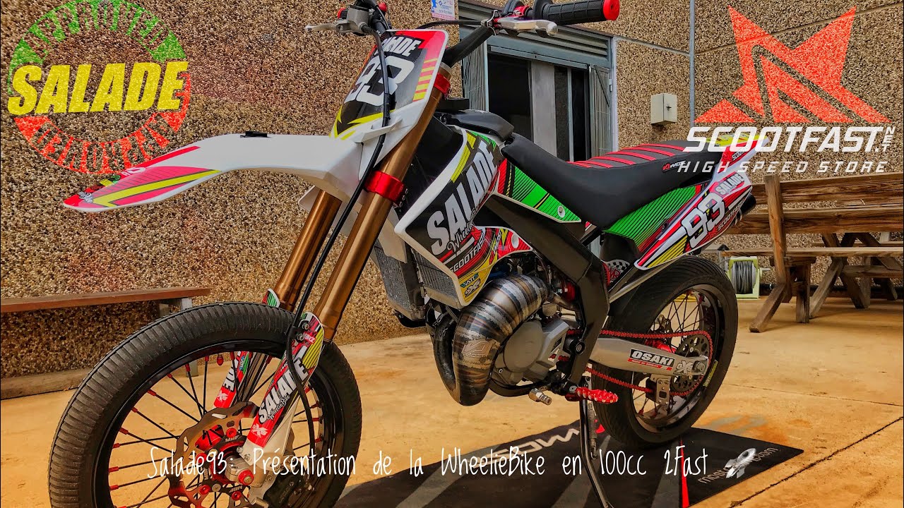 #Salade93: Pr&eacute;sentation de ma WheelieBike Derbi 100 2Fast 😍💎/Wheeling Contest J&rsquo;arrive 😁😈🚀