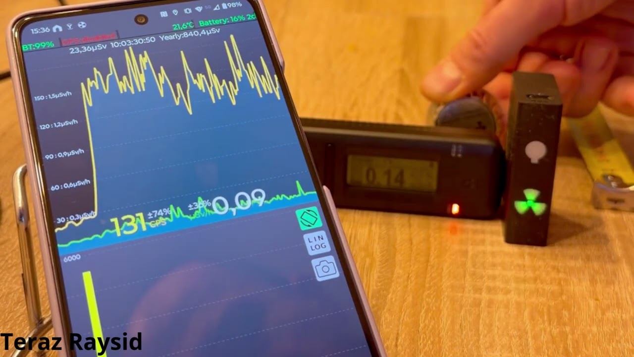 Raysid vs Radiacode 110 sensitivity short comparison