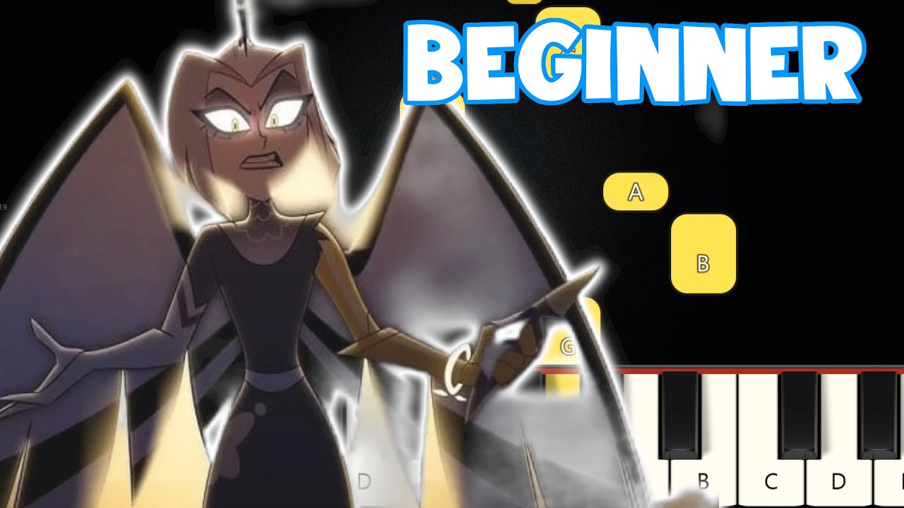 Gravity - Hazbin Hotel | Beginner Piano Tutorial | Easy Piano