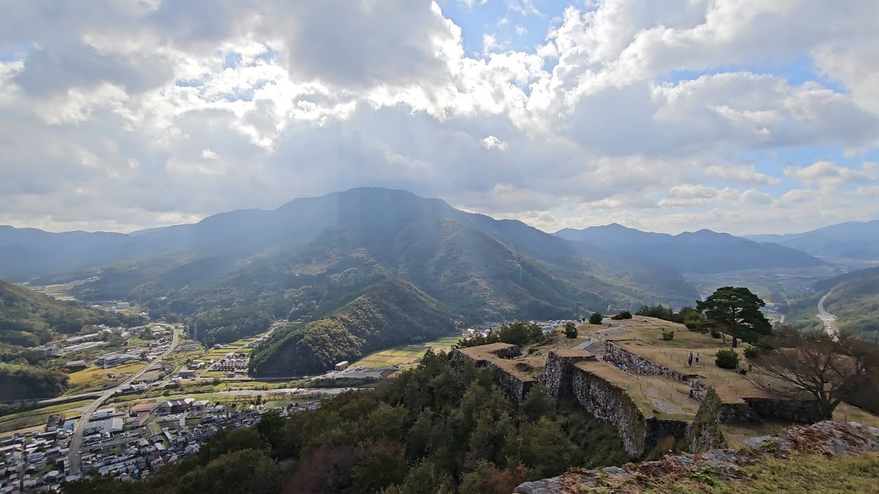 Asago Japan | Takeda Castle Ruins & It's peaceful views!