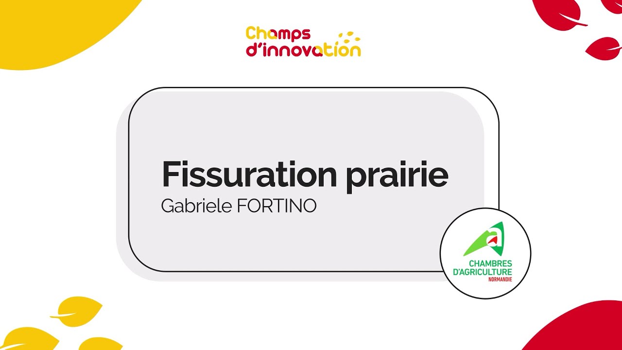 📢 Fissuration de prairie - #FCDI2023
