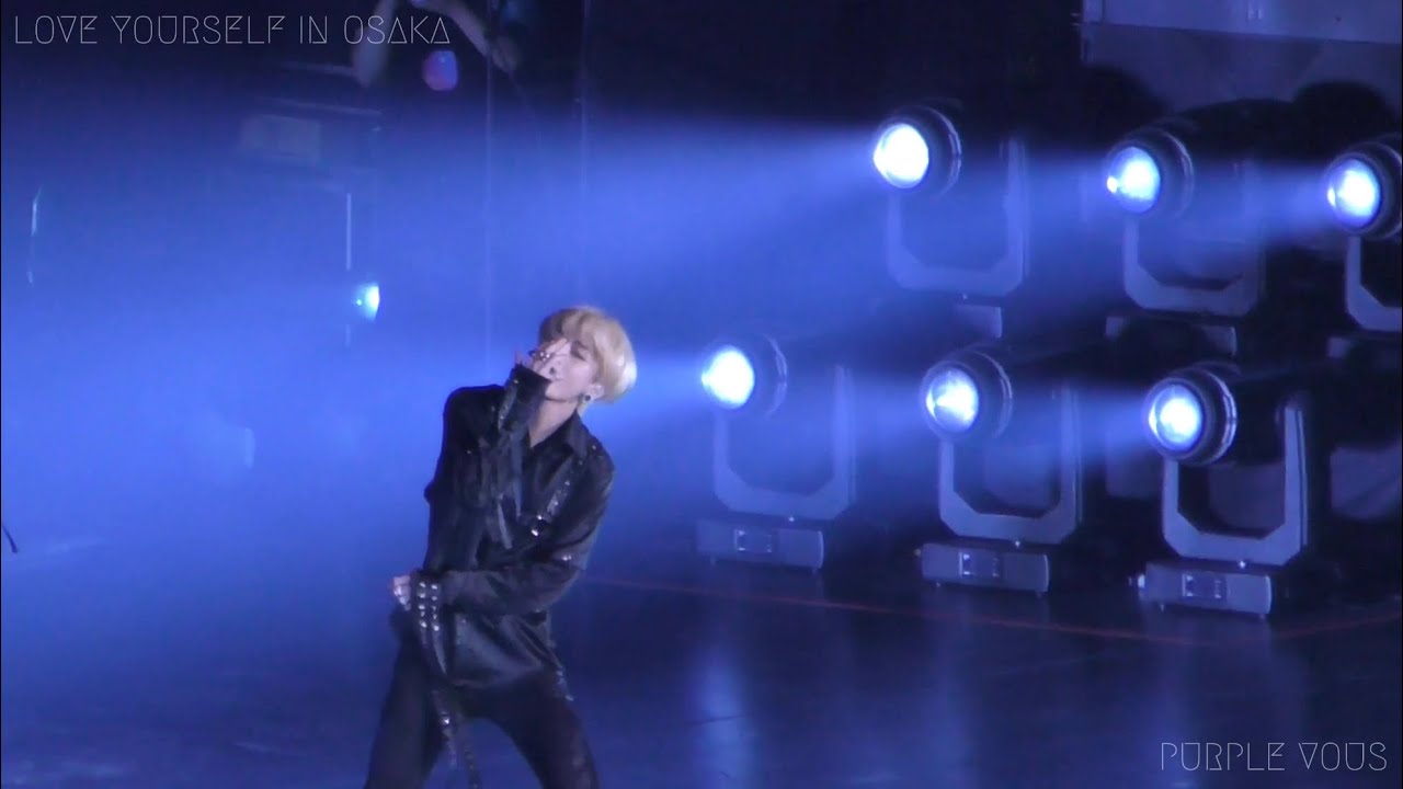 181123 BTS 방탄소년단 FAKE LOVE Japanese V 뷔 Focus (4K) @ LOVE YOURSELF IN OSAKA