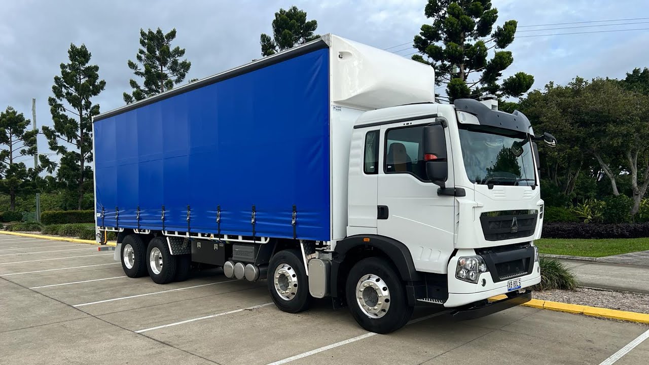 T5G 8x4 Curtainsider with Tailgate | Reliable Performance on Australian Roads | City Fleet Sitrak