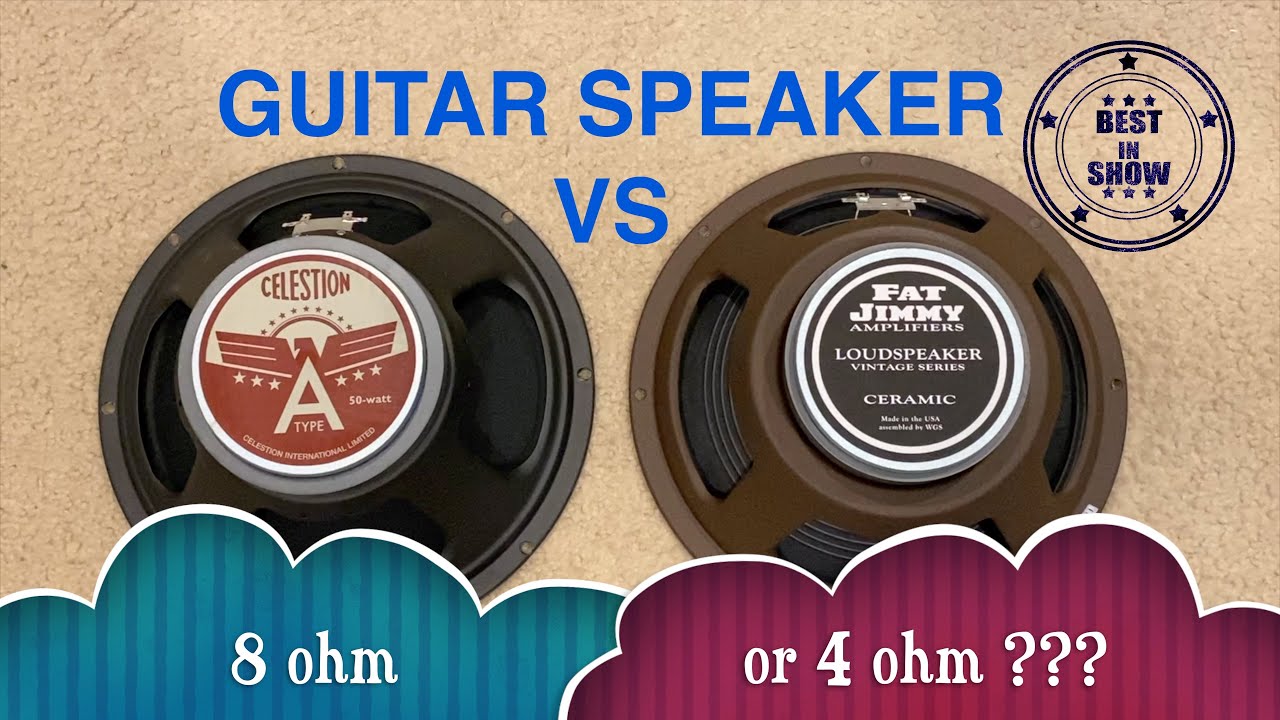 Celestion 8 ohm vs Jimmy Fat 4 Ohm Comparison via AudioTools by Studio Six Digital.