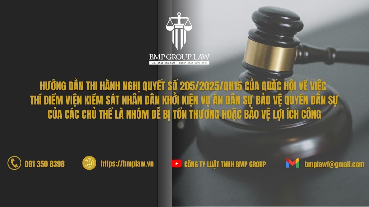 THÍ ĐIỂM VIỆN KIỂM SÁT NHÂN DÂN KHỞI KIỆN VỤ ÁN DS BẢO VỆ NHÓM DỄ BỊ TỔN THƯƠNG/BẢO VỆ LỢI ÍCH CÔNG