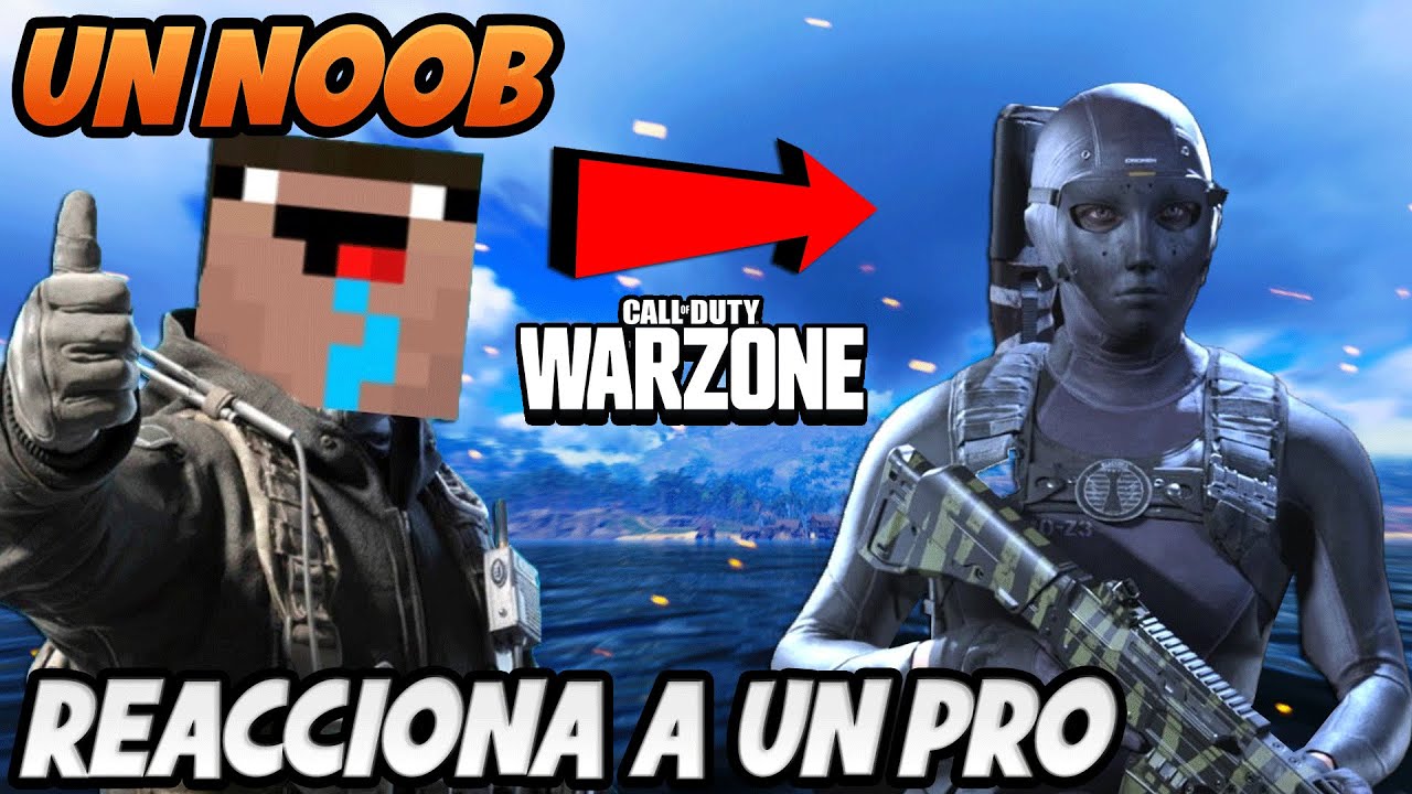 Mi AMIGO NOOB REACCIONA al MEJOR JUGADOR de WARZONE