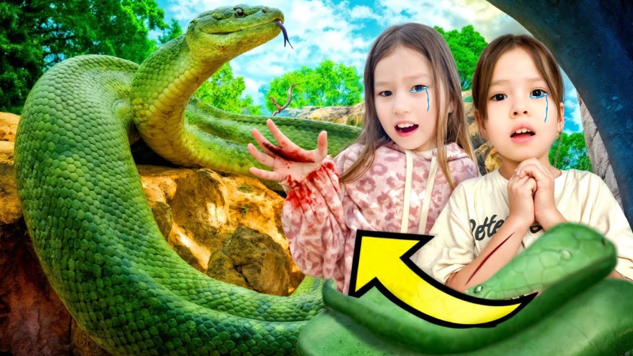 🐍ЖЫЛАННЫН АРАСЫНДА ЖОҒАЛЫП ҚАЛДЫҚ DIL-AIA😱🐊🕷️🦍🦧🐅🐆🦓🐘🦣