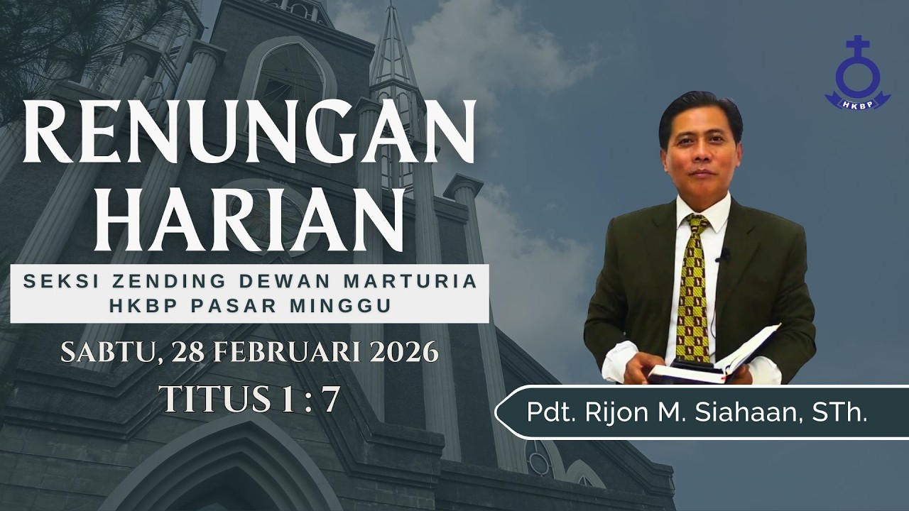 Renungan Harian Sabtu, 28 Februari 2026