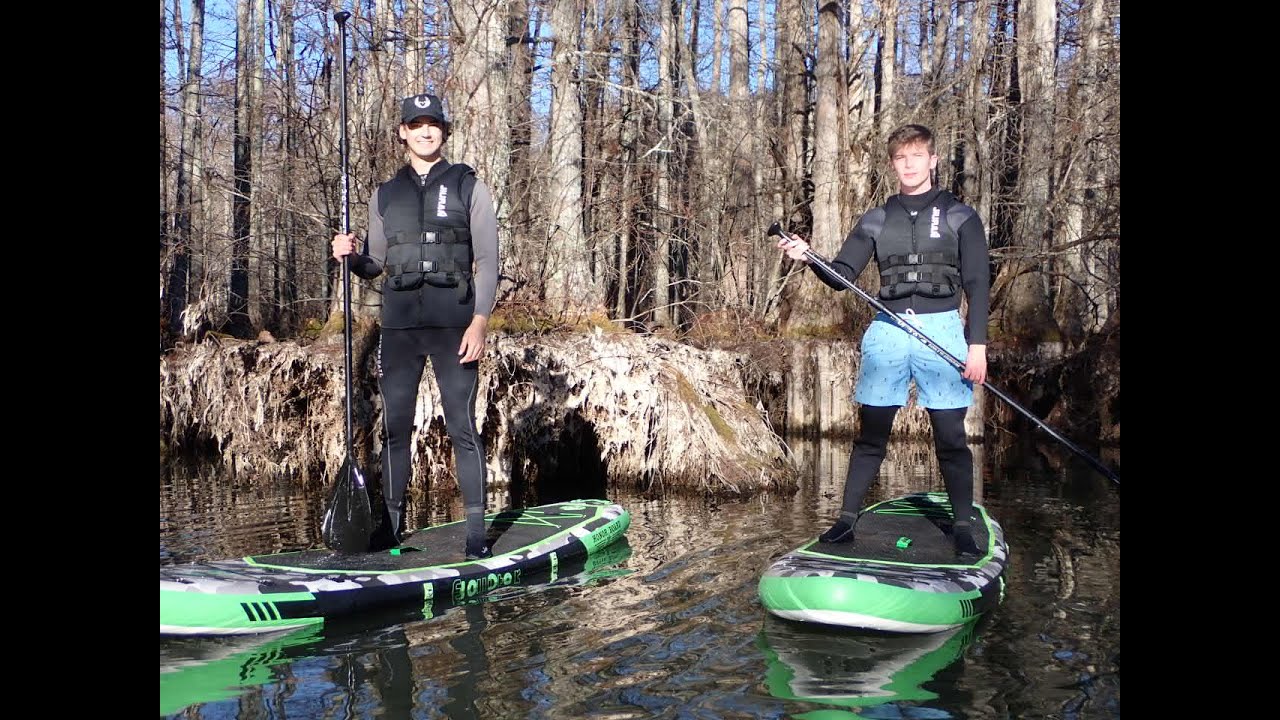 Adventurer 10.5 ft iSUP board, Wall Doxey State Park, Mississippi