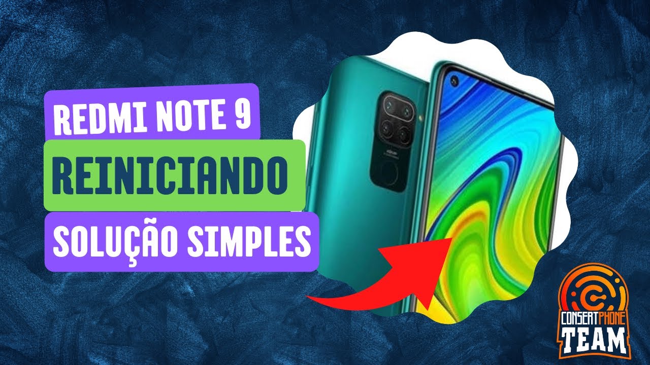 Redmi Note 9 reiniciando, LOOP infinito.