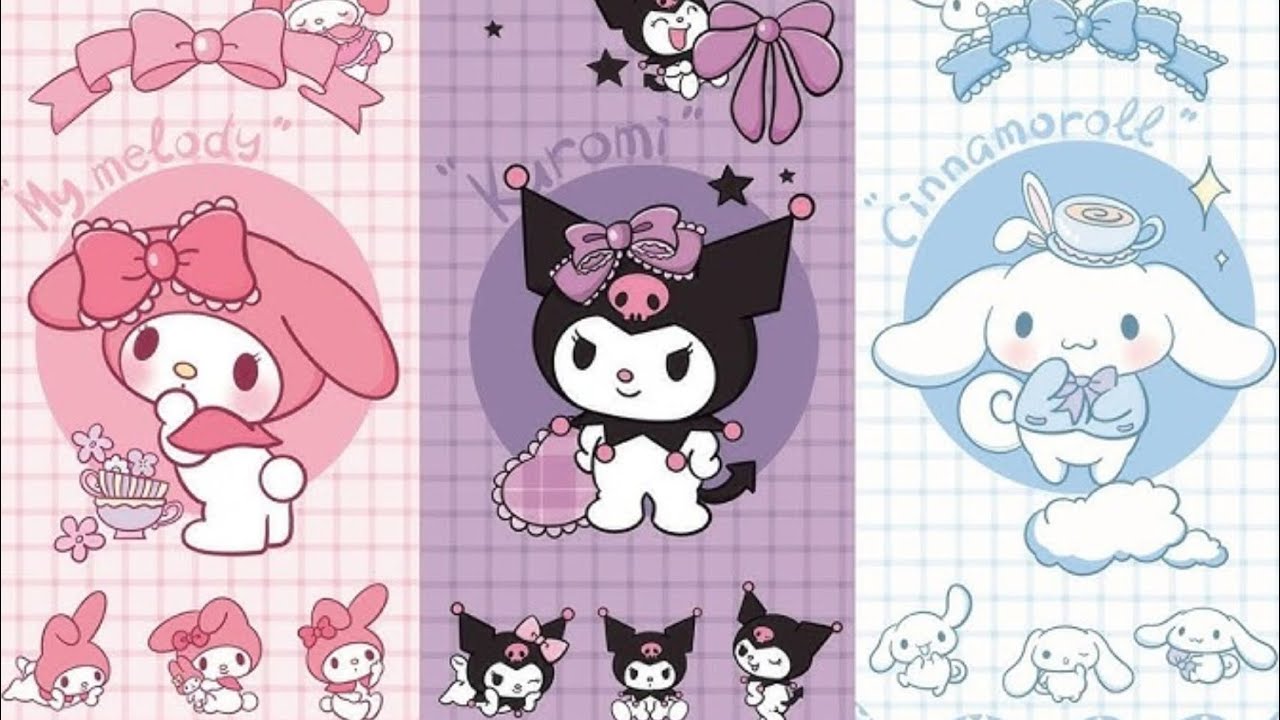 Melody, kuromi, cinnamon roll: outfits,nails and more.  #cute#melody#kuromi#lisaorlenaclothes#foryou