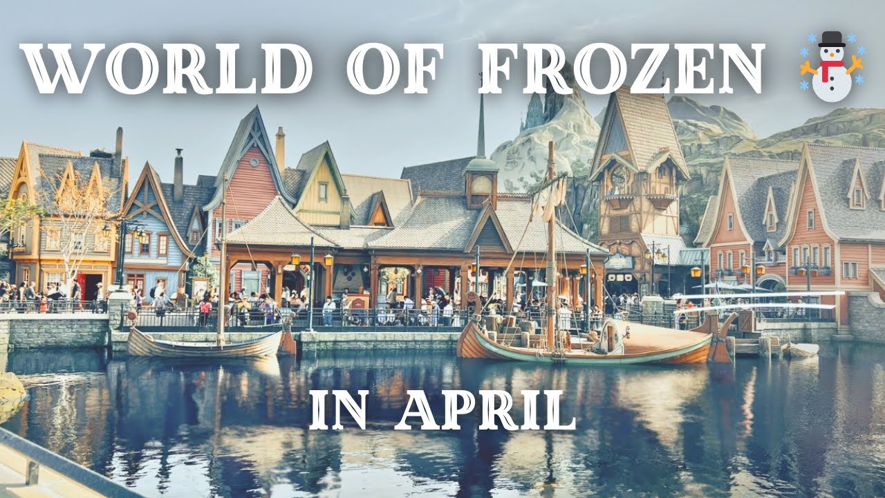 Exploring Hong Kong Disneyland's New Attraction: World of Frozen | Silent vlog | Spring 2025