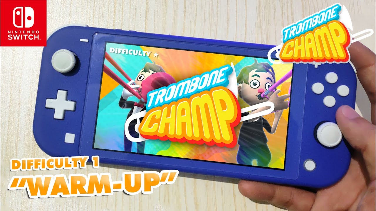 TROMBONE CHAMP | Difficulty 1 - Warm-Up (Nintendo Switch Lite)