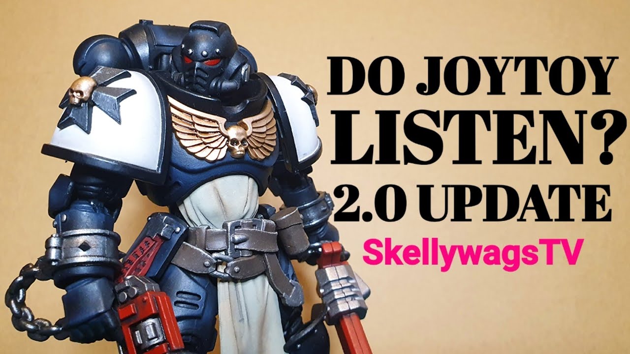 What have Joytoy changed? Black Templars Crusader Squad Primaris Initiate Seumas 1/18 review