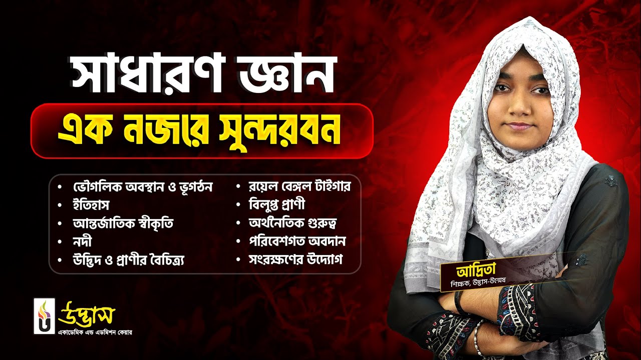 এক নজরে সুন্দরবন | সাধারণ জ্ঞান | Sundarbans A-Z | Udvash - ভার্সিটি ‘খ’