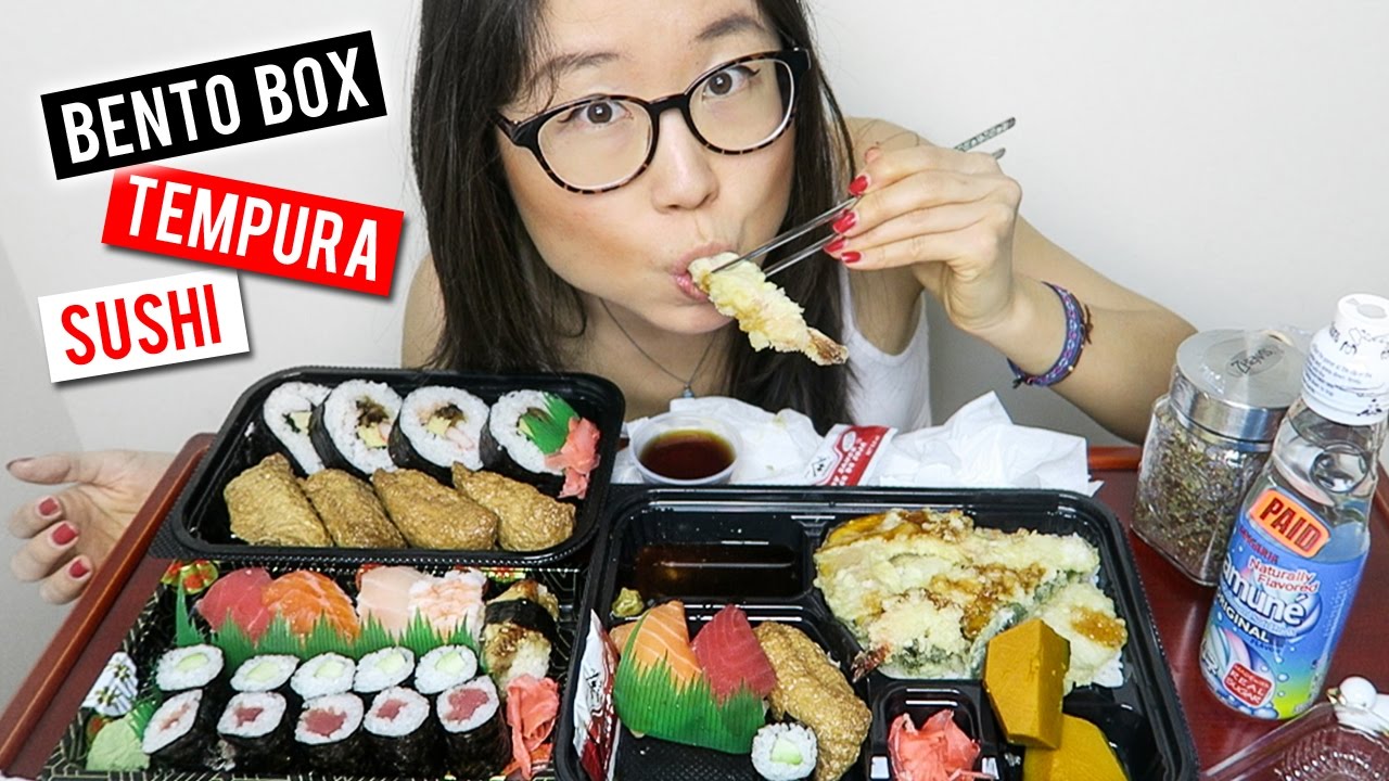 Japanese Bento Box & Sushi MUKBANG