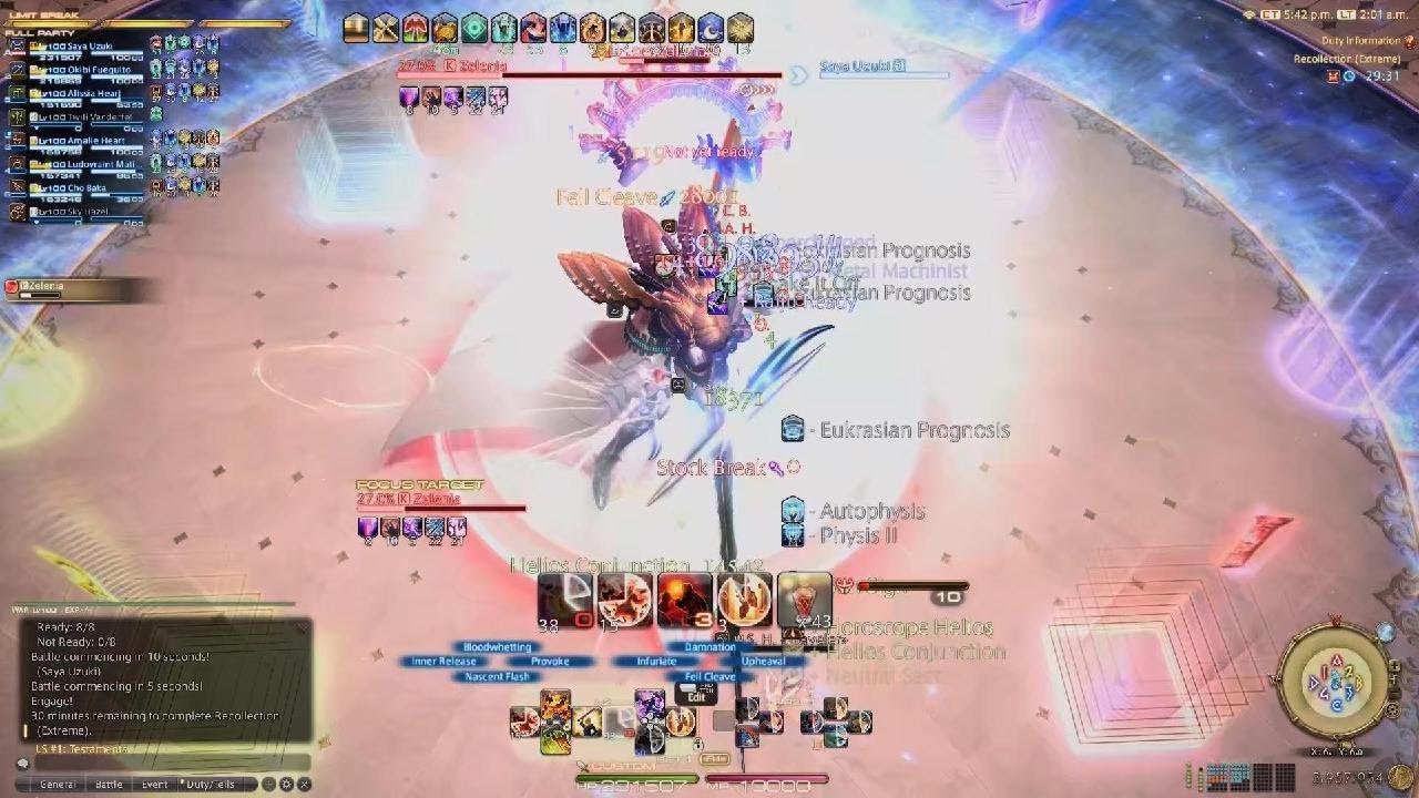 FINAL FANTASY XIV Online Recollection EX Clear (War PoV)