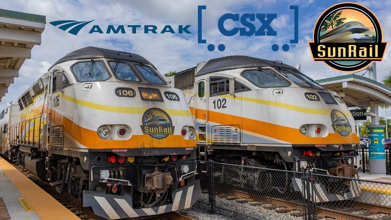 Sunrail, Amtrak, & CSX Railfanning at Meadow Woods FT: M457, E040, 2002, Horn Action & More!