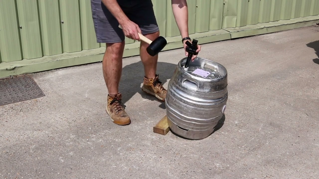 How to tap a firkin