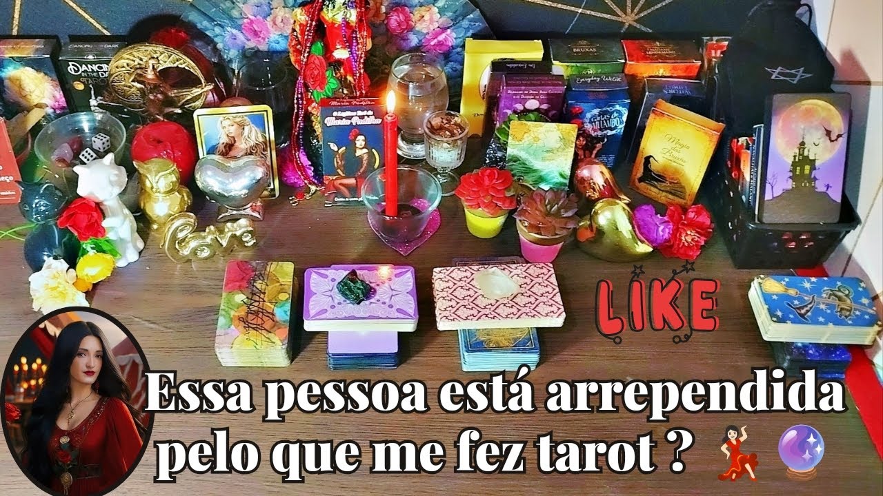✨🪭ESSA PESSOA ESTÁ ARREPENDIDA PELO QUE ME FEZ TAROT 🥹❤️‍🩹😊🔮 ? #tarot #amor